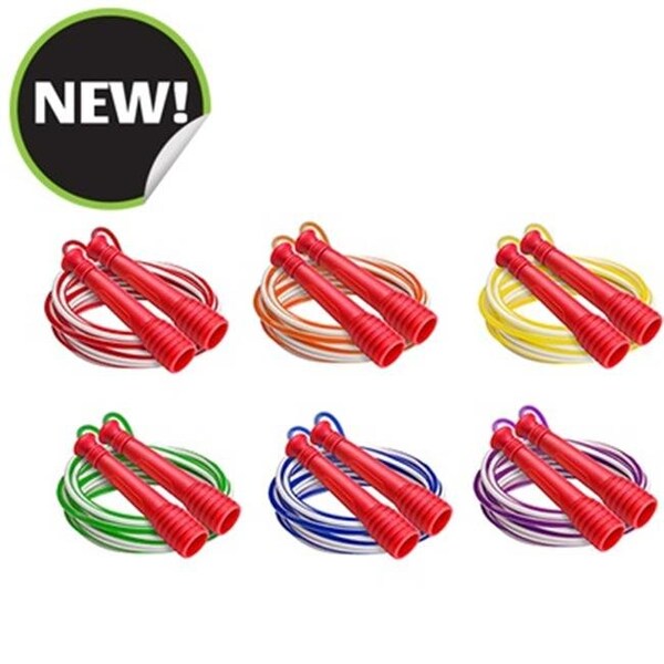 Champion Sports Champion Sports EXR7SET 9 ft. Deluxe XU Jump Rope with Blue Handle - Set of 6 EXR7SET - main